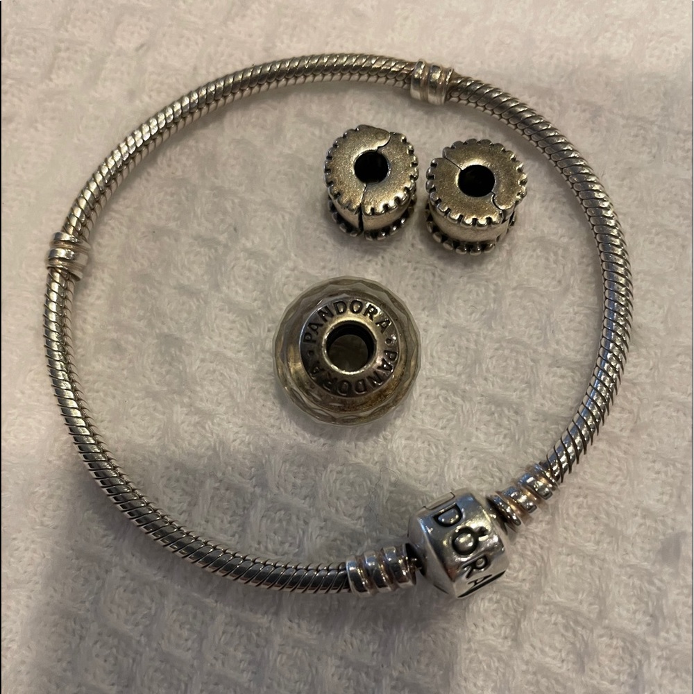 Pandora silver bracket